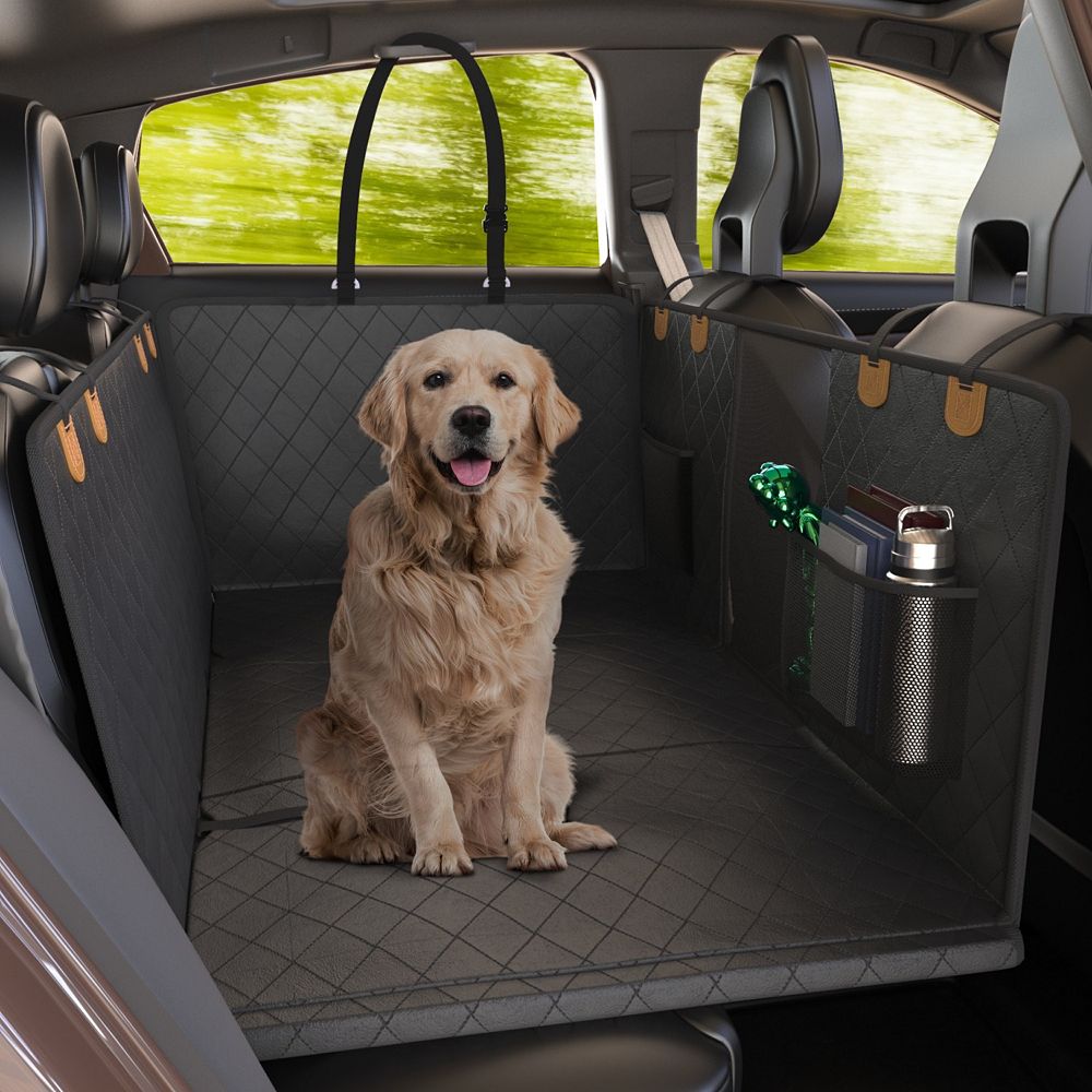 Katziela Large Seat Guard Waterproof Back Seat Extended Cover With Mesh ...