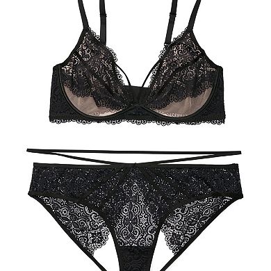 Jenni Women's Plus-size Unlined Plunge Bra