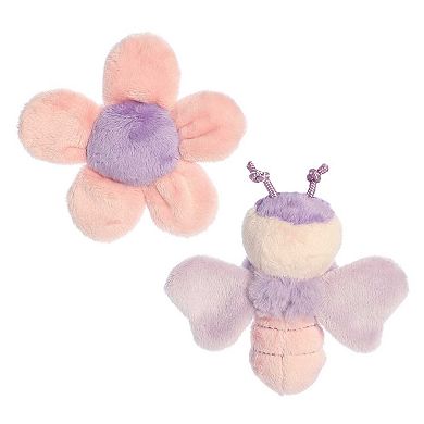 Ebba Mini Purple Flutterflies Flutterfly Rattle & Crinkle Set Playful Baby Stuffed Animal