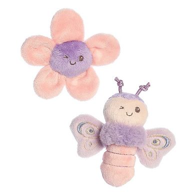 Ebba Mini Purple Flutterflies Flutterfly Rattle & Crinkle Set Playful Baby Stuffed Animal