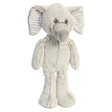 Ebba Large Gray Cuddlers 14" Elvin Elephant Adorable Baby Stuffed Animal