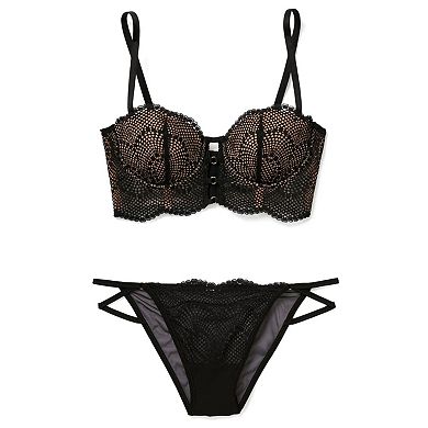 Margaritte Women's Push Up Balconette Bra