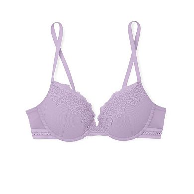 Larina Women's Push Up Plunge Bra