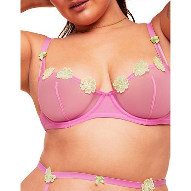 Meadow Women's Plus-Size Unlined Balconette Bra