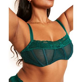 Ellanora Women's Plus-Size Unlined Balconette Bra