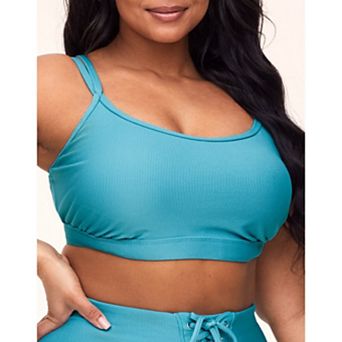 Remy Women's Plus-Size Ribbed Sports Bra