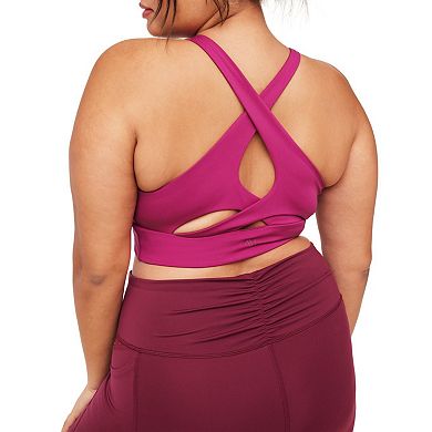 Lotus Women's Plus-Size Medium Support Sports Bra