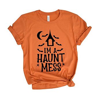 I'm A Haunt Mess Short Sleeve Graphic Tee