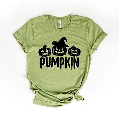 Pumpkin Trio Short Sleeve Graphic Tee
