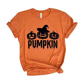 Pumpkin Trio Short Sleeve Graphic Tee