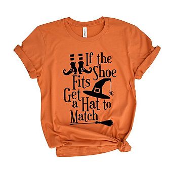 If The Shoe Fits Get A Hat To Match Short Sleeve Graphic Tee