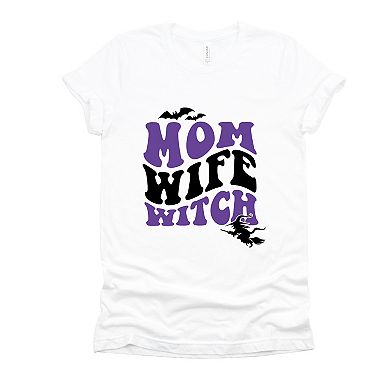 Simply Sage Market Mom Witch Wife Colorful Short Sleeve Tee