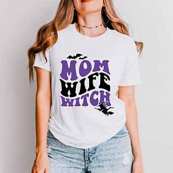 Simply Sage Market Mom Witch Wife Colorful Short Sleeve Tee