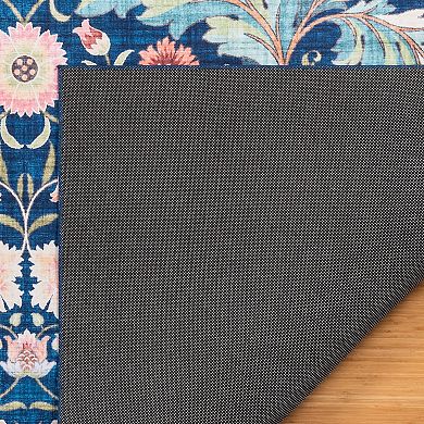 Gertmenian Crystal Print Altair Transitional Floral Runner or Area Rug