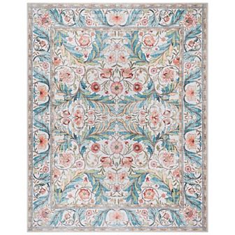 Gertmenian Crystal Print Altair Transitional Floral Runner or Area Rug