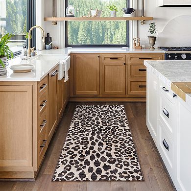 Gertmenian Lennie Modern Leopard Animal Print Rug