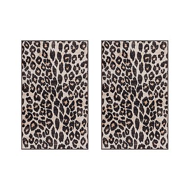 Gertmenian Lennie Modern Leopard Animal Print Rug