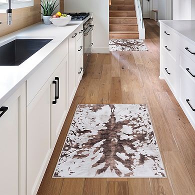 Gertmenian Charley Modern Animal Cow Print Rug