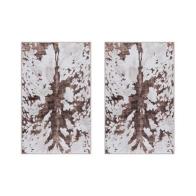 Gertmenian Charley Modern Animal Cow Print Rug