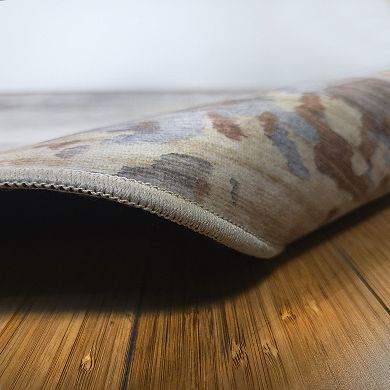 Gertmenian Crystal Print Kaori Modern Abstract Runner or Area Rug