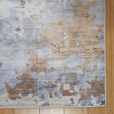 Gertmenian Crystal Print Kaori Modern Abstract Runner or Area Rug