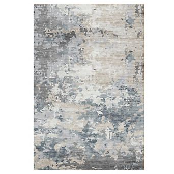 Gertmenian Crystal Print Kaori Modern Abstract Runner or Area Rug