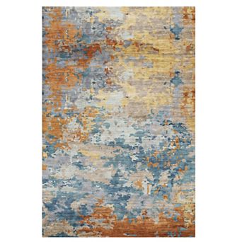 Gertmenian Crystal Print Kaori Modern Abstract Runner or Area Rug