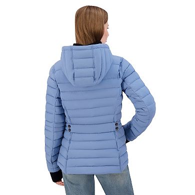 Women's Nautica Short Stretch Puffer Jacket
