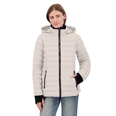 Nautica white puffer jacket best sale