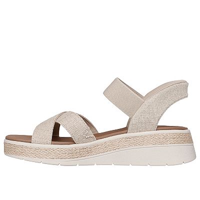 [Skechers] サンダル Bobs Sun Ray トープ　一度使用のみ Skechers] サンダル Bobs Sun Ray トープ 一度使用のみ