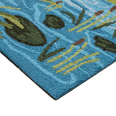 Liora Manne Frontporch Egret Indoor / Outdoor Area Rug