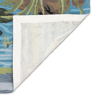 Liora Manne Frontporch Egret Indoor / Outdoor Area Rug