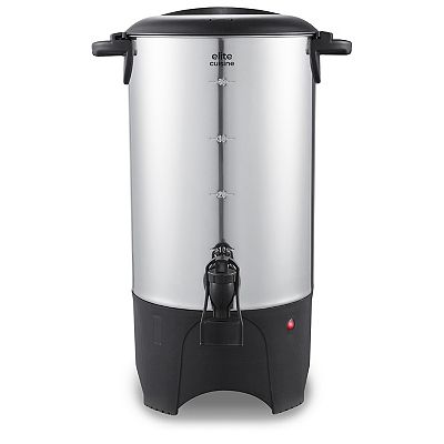 Elite Cuisine Pro Stainless Steel 40-Cup Office Coffee Urn