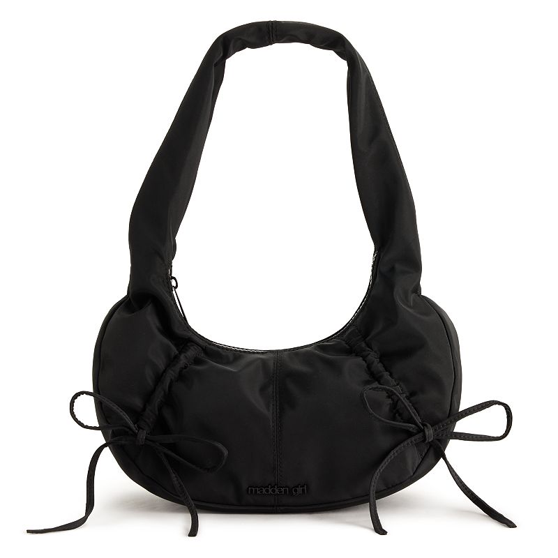 madden girl Crescent Shoulder Bag, Black