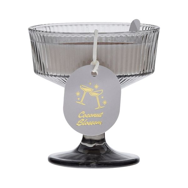 Sonoma Goods For Life® Coconut Blossom 5-oz. Vintage Champagne Social Coupe Candle - Multi