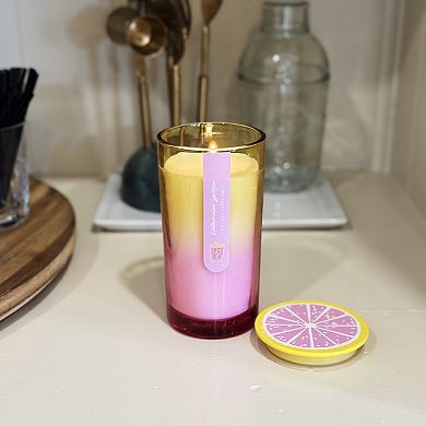 Sonoma Goods For Life® Watermelon Spritzer 11.8-oz. Ombre Tall Cylinder Candle Jar