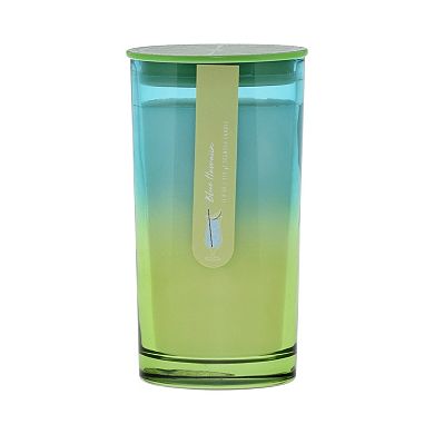 Sonoma Goods For Life® Blue Hawaiian 11.8-oz. Ombre Tall Cylinder Candle Jar