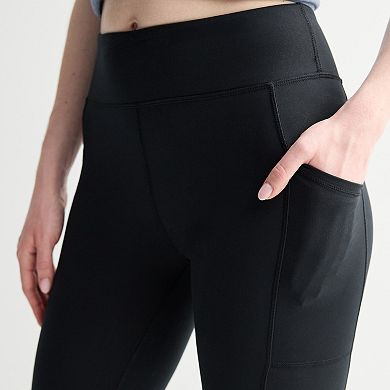 Juniors' SO® Sporty Cropped Pocket Leggings