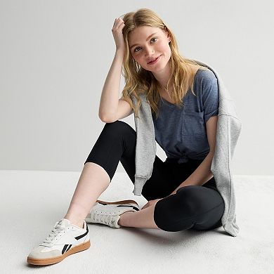 Juniors' SO® Sporty Cropped Pocket Leggings