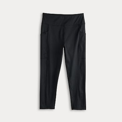 Juniors' SO® Sporty Cropped Pocket Leggings