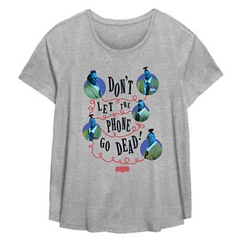 Plus Size Beetlejuice 2 Don't Let The Phone Go Dead Flowy Graphic Tee