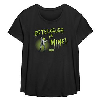 Plus Size Beetlejuice 2 Betelgeuse Is Mine Flowy Graphic Tee
