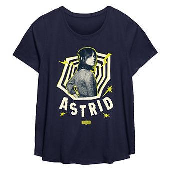 Plus Size Beetlejuice 2 Astrid Poster Flowy Graphic Tee
