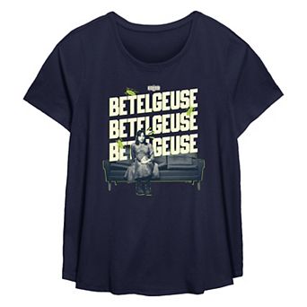 Plus Size Beetlejuice 2 Astrid On A Couch Flowy Graphic Tee