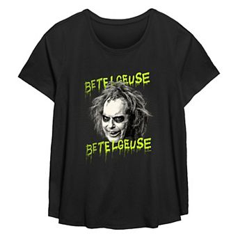 Plus Size Beetlejuice 2 Betelgeuse Betelgeuse Flowy Graphic Tee