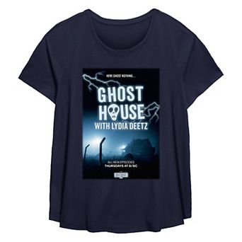 Plus Size Beetlejuice 2 Ghost House All New Episodes Flowy Graphic Tee