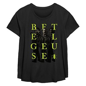 Plus Size Beetlejuice 2 Betelgeuse Poster Flowy Graphic Tee