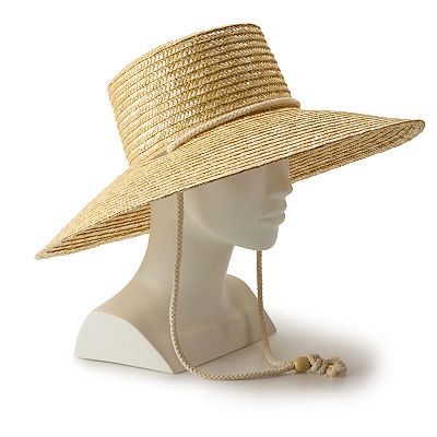 Women's LC Lauren Conrad Wheat Straw Downbrim Hat