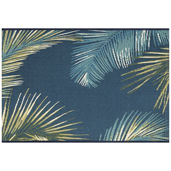 Liora Manne Esencia Palm Border Indoor/Outdoor Area Rug