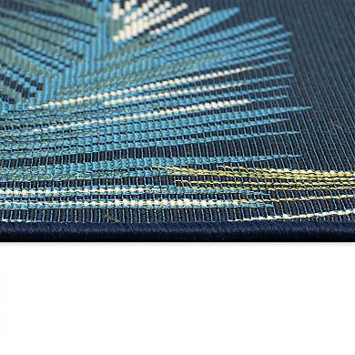 Liora Manne Esencia Palm Border Indoor/Outdoor Area Rug